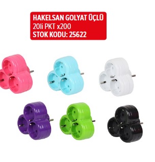 HAKELSAN 3 LÜ RENKLİ GOLYED PRİZ