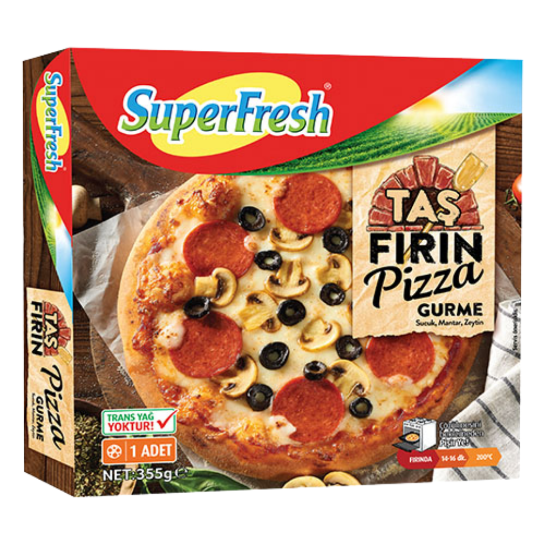 SUPER FRESH PIZZA TAS FIRIN 355G GURME 